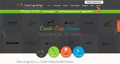 Desktop Screenshot of createlogodesign.com